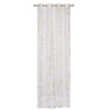 Firana z kółkami WUSTE 140x260cm kol biały/złoty - 5903754814549