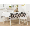 Obrus Alice 140x180 cm biały w kwiaty - 5903754806704