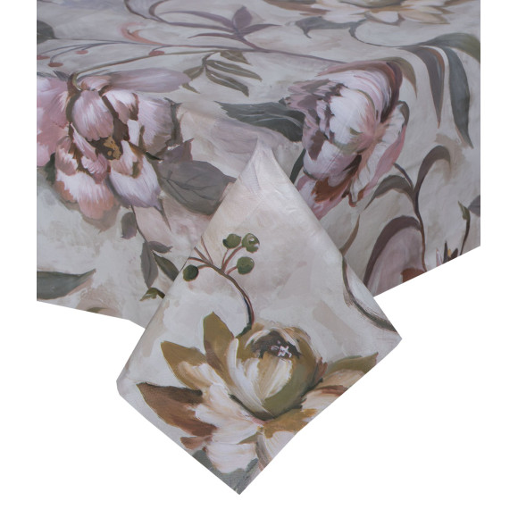 Cerata PVC MORET roz.90x140cm gruba motyw roślinny, kwiaty - 5903754831867