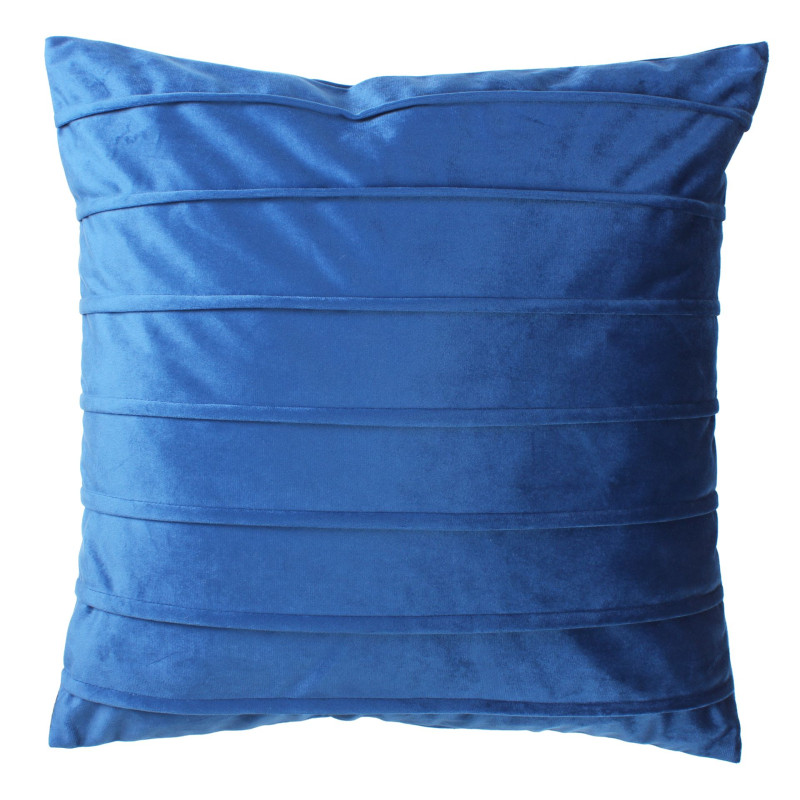 Poszewka aksamitna Feli niebieska 45x45 cm - 5903754805738