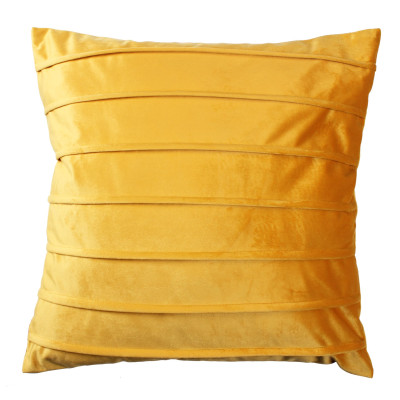 Poszewka aksamitna Feli musztarda 45x45 cm - 5903754805745