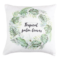 Poszewka dekoracyjna Flora 42x42 liście - 5908262441867