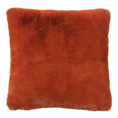 Poszewka futrzana Furry ochra rudy 45x45 cm - 5903754807640