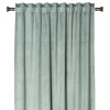 Zasłona z taśmą ABETO 140/260 cm kol. szałwia wzór w jodełkę - 5903754828676