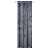 Zasłona aksamitna Cristal kółka 135x260 antracyt - 5903754809729