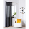 Zasłona z tunelem DERBY 140x260cm antracyt - 5903754818578