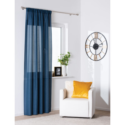 Zasłona z tunelem DERBY 140x260cm granatowa - 5903754818530
