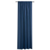 Zasłona z tunelem DERBY 140x260cm granatowa - 5903754818530