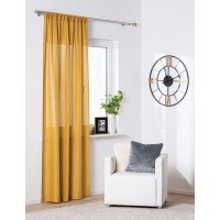 Zasłona z tunelem DERBY 140x260cm musztardowa - 5903754818561