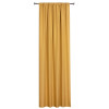 Zasłona z tunelem DERBY 140x260cm musztardowa - 5903754818561