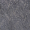 Zasłona z kółkami DUBAI złote przetarcia 140x260 cm kolor szary - 5903754817151