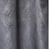 Zasłona z kółkami DUBAI złote przetarcia 140x260 cm kolor szary - 5903754817151
