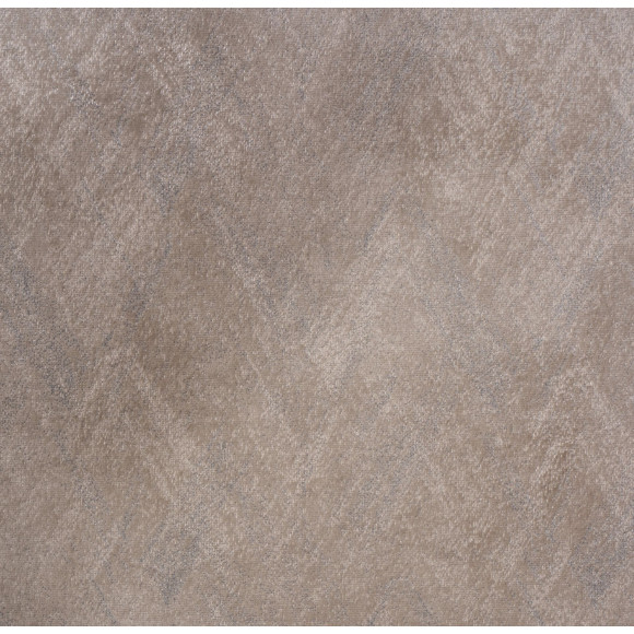 Zasłona z kółkami DUBAI złote przetarcia 140x260 cm taupe - 5903754817168