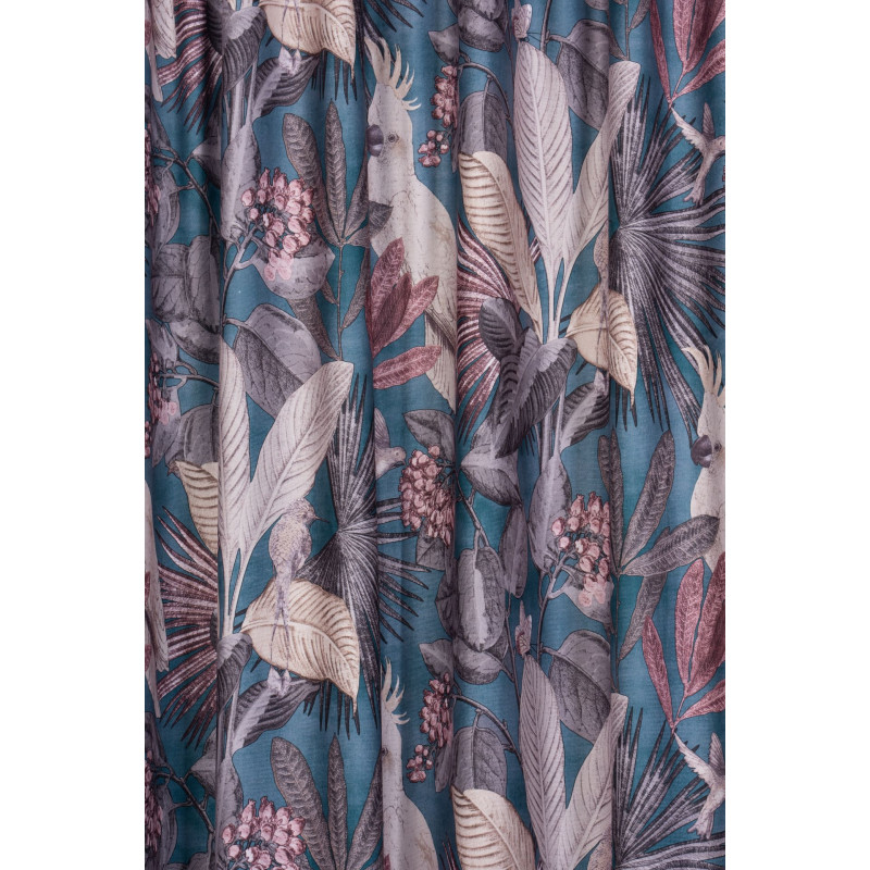 Zasłona Parrot papugi morska 140 x 260 cm taśma - 5903754818462