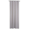Zasłona z kółkami PULA 140x260 cm kolor taupe geometryczny wzór - 5903754817212