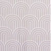 Zasłona z kółkami PULA 140x260 cm kolor taupe geometryczny wzór - 5903754817212