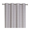 Zasłona z kółkami PULA 140x260 cm kolor taupe geometryczny wzór - 5903754817212