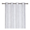 Zasłona z kółkami VANUA 140x260 cm kolor off white wzór liście bananowca - 5903754817243