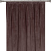 Zasłona aksamitna Velutto taśma 140x260 brązowa - 5903754816468