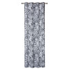 Zasłona z kółkami YSTAD 140x260cm kol.czarno biała - 5903754825262