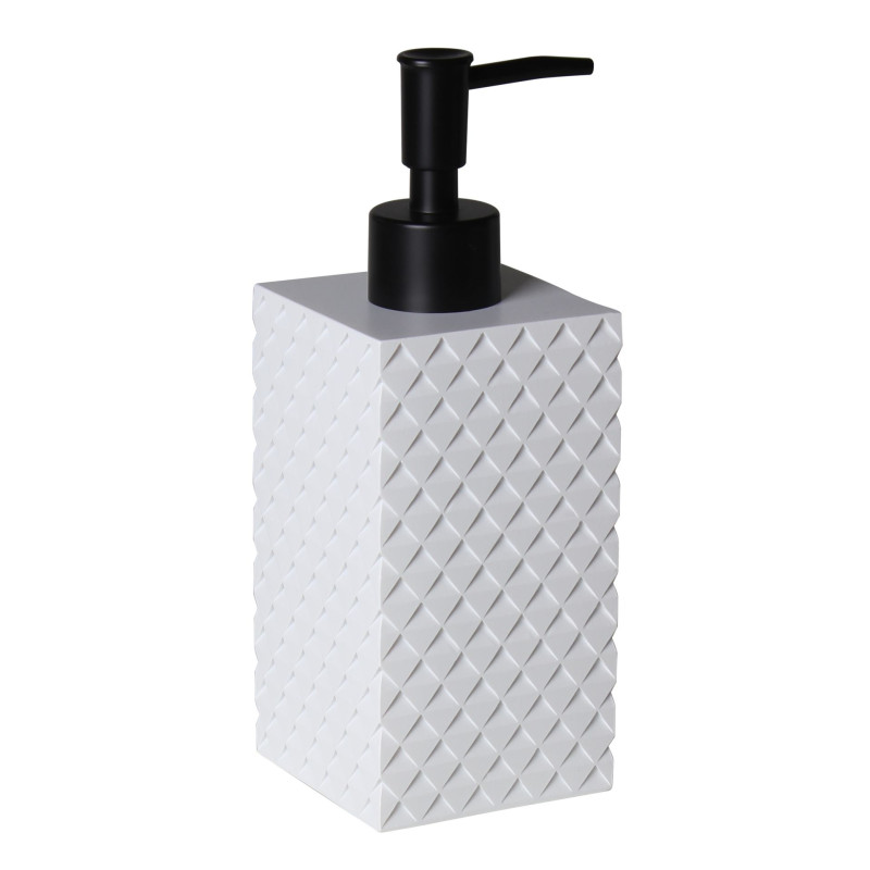Dozownik ARMO 7x7cm, wys. 18,5cm biały - 5903754819018