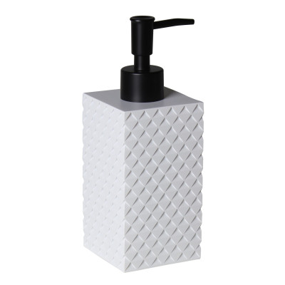 Dozownik ARMO 7x7cm, wys. 18,5cm biały - 5903754819018