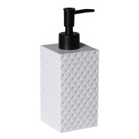 Dozownik ARMO 7x7cm, wys. 18,5cm biały - 5903754819018