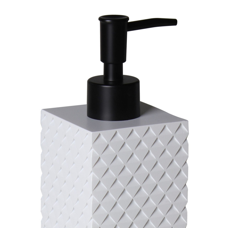 Dozownik ARMO 7x7cm, wys. 18,5cm biały - 5903754819018