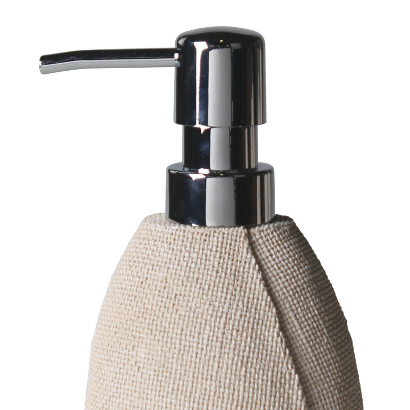 Dozownik CARO 9x6,5cm, wys. 15cm kol.beżowy - 5903754827082