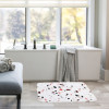 Mata łazienkowa Granza 40x60 cm biała lastryko - 5903754809385