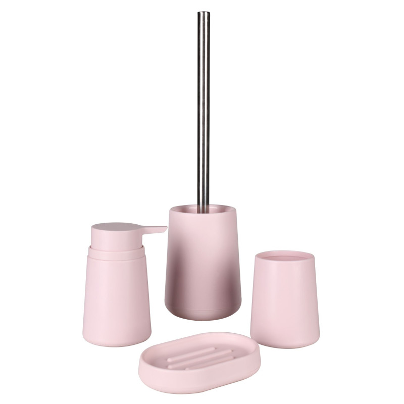 Szczotka WC RONI 10x36,5cm, kol. różowy - 5908262450845