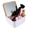 Lusterko z organizerem Arde białe 13 cm - 5903754802508