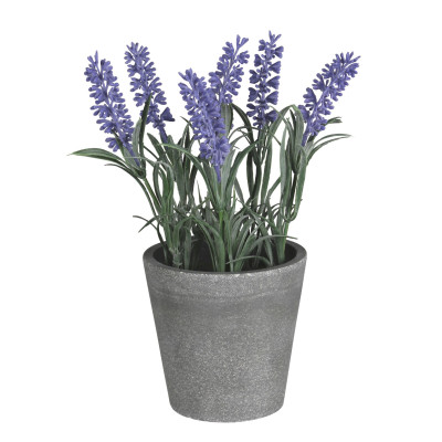 Sztuczna roślina Lawenda 21 cm jak prawdziwa - 5903754801686