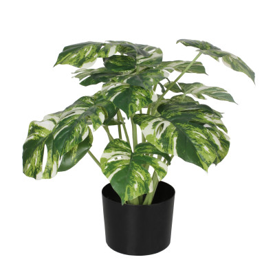 Sztucz. roślina w doniczce MONSTERA VARIEGATA-45cm - 5903754813221