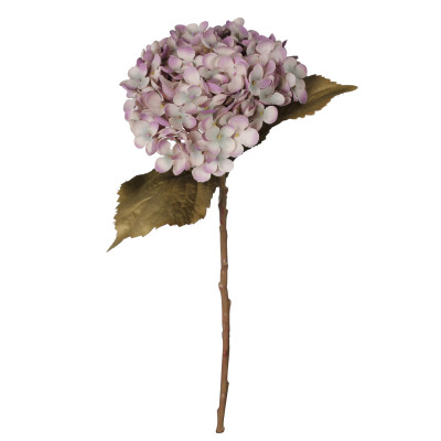 Hortensja sztuczny kwiat gałązka 50 cm fiolet róż - 5908262451927