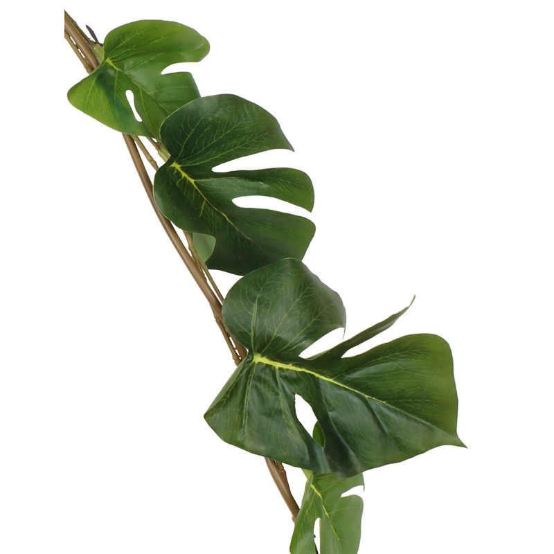 Sztuczne pnącze Monstera 180 cm zielona ściana - 5903754809163