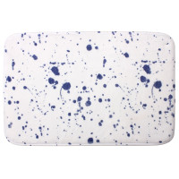 Mata łazienkowa ENAMEL 40x60cm, kolor biały - 5908262409386