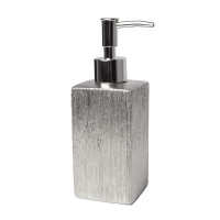 Ręczne dozownik do mydła stojący Splendid 250 ml odcienie szarości i srebra - 5908262415905