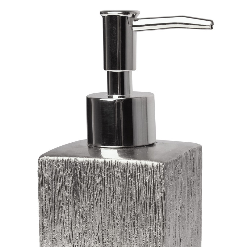 Ręczne dozownik do mydła stojący Splendid 250 ml odcienie szarości i srebra - 5908262415905