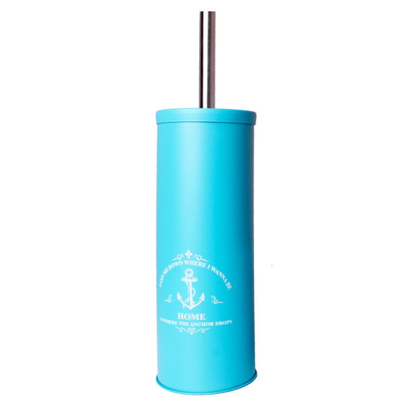 Szczotka do WC HOME, 9, 5x38 cm, kolor niebieski - 5908262491329
