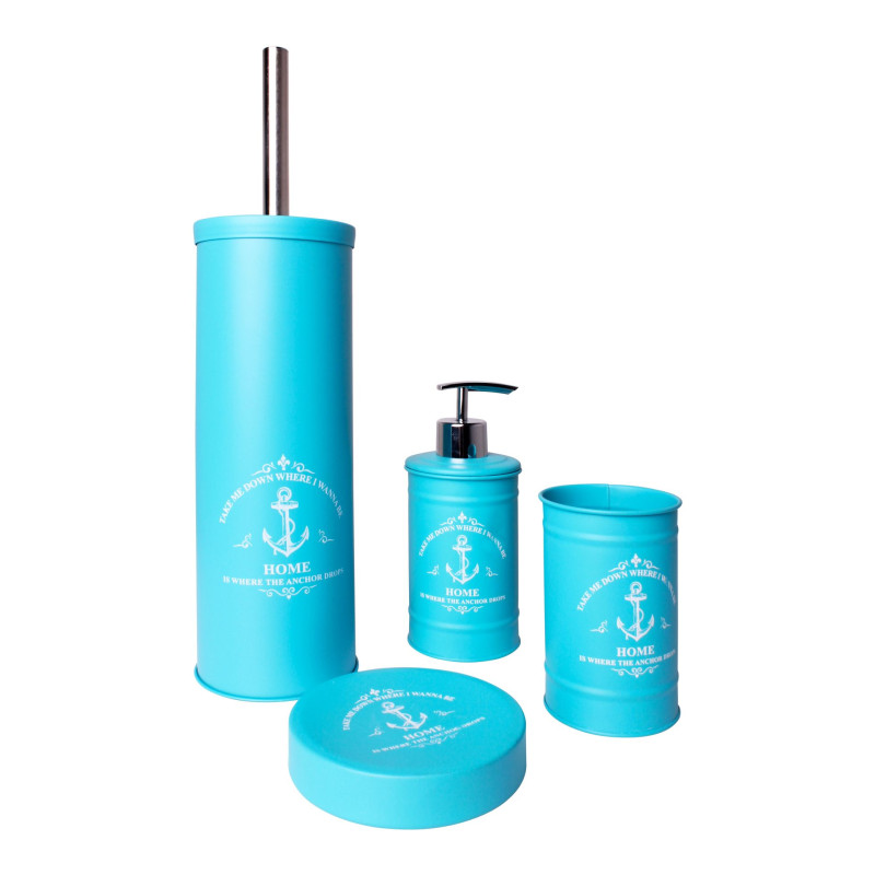 Szczotka do WC HOME, 9, 5x38 cm, kolor niebieski - 5908262491329