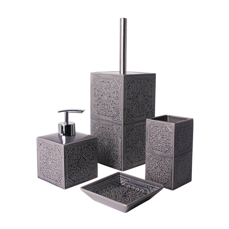 Dozownik MAUR, 8, 5x8, 5x14 cm, kolor szary - 5908262470263