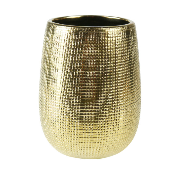Kubek MIDAS, 8x8x10, 5 cm, kolor złoty - 5908262409706
