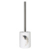 Szczotka do WC PIUME, 10x10x40 cm, kolor biały - 5908262463777