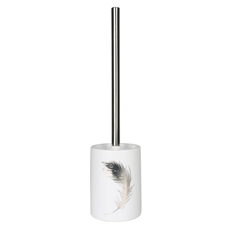 Szczotka do WC PIUME, 10x10x40 cm, kolor biały - 5908262463777