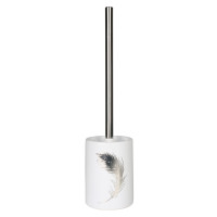 Szczotka do WC PIUME, 10x10x40 cm, kolor biały - 5908262463777