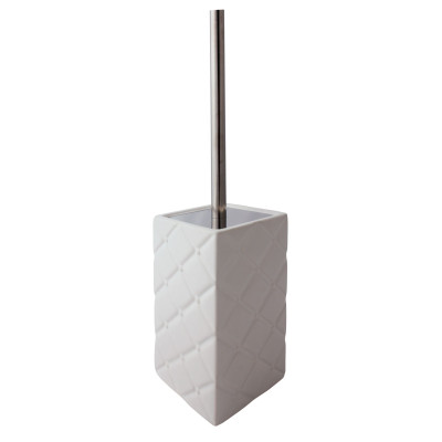 Szczotka do WC PUNCH, 10x10x39, 5cm, kolor kremowy - 5908262463555