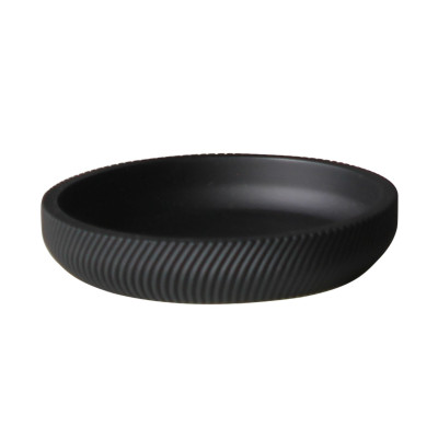 Mydelniczka RIBS, 10x10x2 cm, kol. czarny - 5903754823619