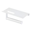 Wieszak na papier toaletowy SPARE, 18x10x8, kolor biały - 5908262431226