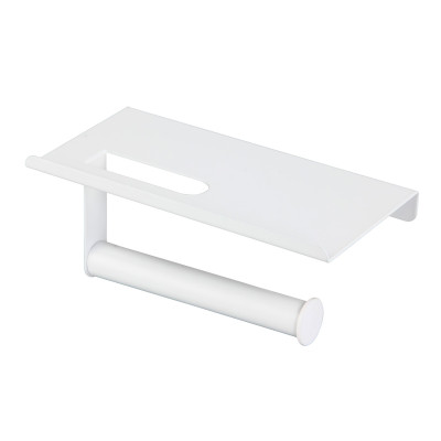 Wieszak na papier toaletowy SPARE, 18x10x8, kolor biały - 5908262431226